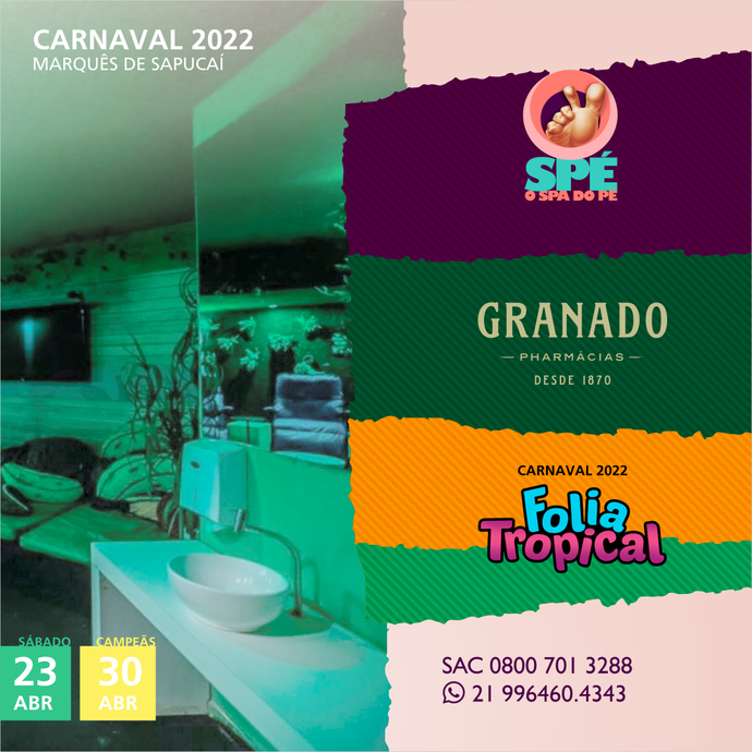 Carnaval 2022 - Camarote Folia Tropical  Recorde de 1600 atendimentos